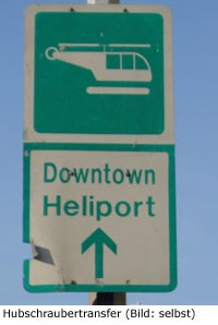 Hubschrauber Helikopter Transfer JFK Manhattan New-York