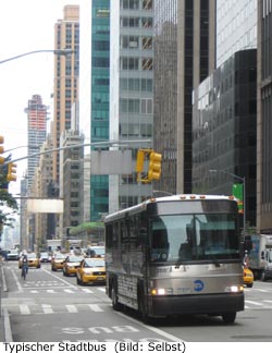 Stadt Bus New-York Manhattan