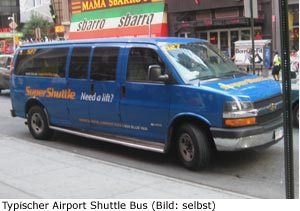 Shuttle Bus Hotel Flughafen New-York