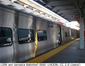 LIRR Zug Jamaica JFK