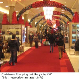 Macy's Manhattan Christmas Shopping