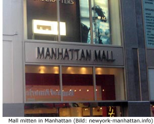 Manhattan Mall Shoppen mitten in NYC