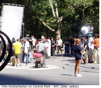 New York - Dreharbeiten im Central Park mit Cameron Diaz