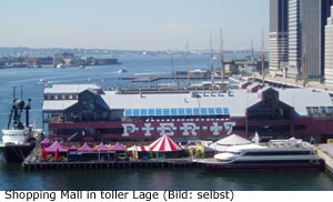 Mall Manhattan und New York City