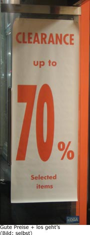 Einkaufen Shopping Manhattan New-York Tipps L�den